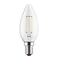 Value Classic LED Candle E14 2W Warm White 3000K, 250lm, (Clear), 3yrs Warranty