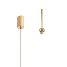Giuseppe 6cm French Gold 1 Light G9 Universal 2m Drop Single Pendant (FRAME ONLY), For A Vast Range Of Glass Shades