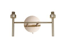Giuseppe French Gold 2 Light G9 Universal Switched Wall Lamp (FRAME ONLY), For A Vast Range Of Glass Shades