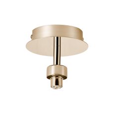 Giuseppe 12cm French Gold 1 Light G9 Universal Flush Light (FRAME ONLY), For A Vast Range Of Glass Shades