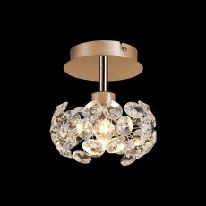 Hiphonic 17cm 1 Light G9 Surface Light With French Gold And Crystal Shade