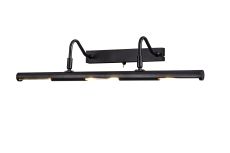 Abacus 60cm 16W Replaceable LED Dimmable Wall/Picture Light Switched 6000K Satin Black