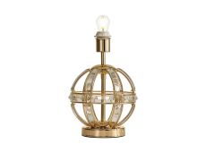 Koka Round Table Lamp, 1 Light E27, French Gold