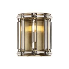 Koka Wall Light, 1 Light E14, Antique Brass