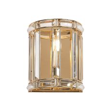 Koka Wall Light, 1 Light E14, French Gold