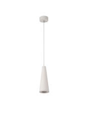 Alina 9cm Cone Pendant, 1 x GU10, White Paintable Gypsum