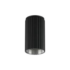 Gullo 6.4cm Ribbed Line Ceiling (FRAME ONLY) 1 x GU10, IP54, Black, 2yrs Warranty