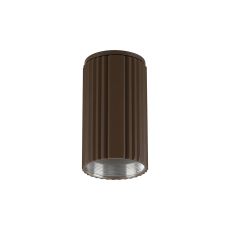 Gullo 6.4cm Ribbed Line Ceiling (FRAME ONLY) 1 x GU10, IP54, Dark Brown, 2yrs Warranty