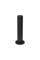 Gullo Ribbed Line 35cm Post Lamp (FRAME ONLY) 1 x GU10, IP54, Black, 2yrs Warranty