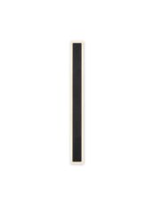 Tharibollita 80cm Rectangle Wall Lamp, 1 x 19W LED, 3000K, 2182lm, IP65, Black, 3yrs Warranty