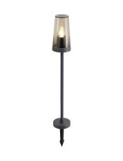 Lexo Post Lamp, 1 x E27, Anthracite/Smoked, IP54, 2yrs Warranty