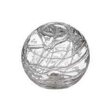 Bagno 12cm Dune Effect Round Glass Shade (F), Clear