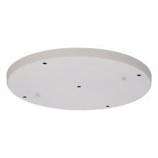 Hayes 5 Hole 40cm Round Ceiling Plate White