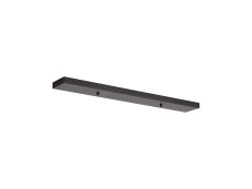 Hayes No Hole 700 x 100mm Linear Ceiling Plate Satin Black