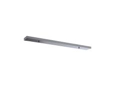 Hayes No Hole 700 x 100mm Linear Ceiling Plate Polished Chrome