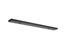 Hayes No Hole 900 x 100mm Linear Ceiling Plate Satin Black