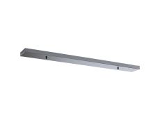 Hayes No Hole 900 x 100mm Linear Ceiling Plate Polished Chrome