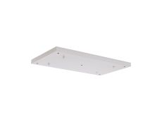 Hayes 5 Hole 550mm x 320mm Linear Rectangle Ceiling Plate White