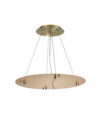 Lowan 59cm, 3m Antique Brass/Painted Brass, Suspension Plate c/w Power Cable To Lower Flush Fittings, Max Load 40kg (ONLY TESTED FOR OUR PRODUCTS)