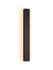 Spire 50cm Wall Lamp, 10W LED, 3000K, 200lm, IP65, Black, 3yrs Warranty