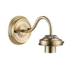 Mia Wall Light (FRAME ONLY), 1 x E27, Antique Brass