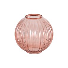 Gualtier 15cm Segment Round (A) Blush Pink Glass Shade