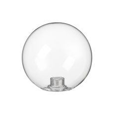 Novo 12cm Smooth Round Glass Shade (A), Clear