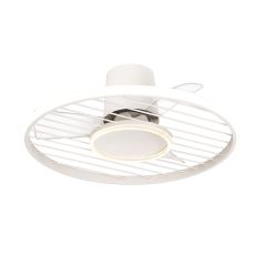 Soho 66cm 45W LED Dimmable Ceiling Light With Built-In 30W DC Fan, 2700-5000K Remote & APP Control, 3150lm, White, 5yrs Warranty